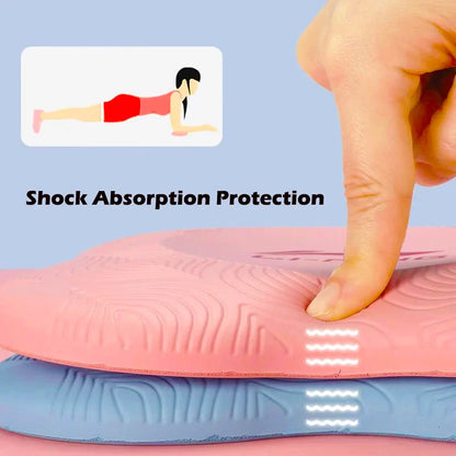 Yoga Kneeling Mat - Thick Portable Knee & Elbow Support Pad for Fitness