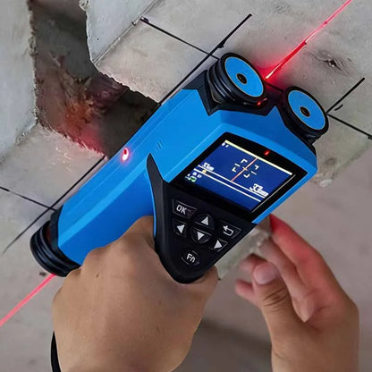 Ba-R71F Concrete Rebar Scanner - Portable Rebar, Metal & Distance Detection Tool for Construction Measuring