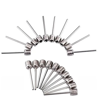 Stainless Steel Ball Pump Needles - Universal Sports Air Valve Adapters for Football Basketball Soccer Inflator Accessories