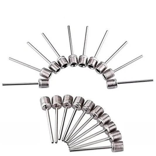 Stainless Steel Ball Pump Needles - Universal Sports Air Valve Adapters for Football Basketball Soccer Inflator Accessories