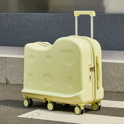 Kids Ride-On Suitcase with 360° Wheels & TSA Lock – Lightweight Cabin Luggage for Boys and Girls