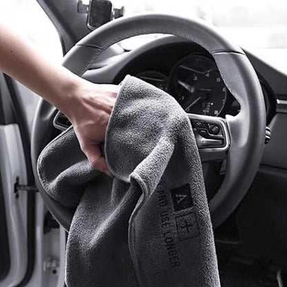 5/1PC High-End Microfiber Car Wash Towel – Auto Cleaning, Drying & Detailing Cloth with Hemmed Edges, Water Absorbent Car Rag