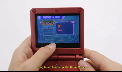 Laminated V5 IPS GBA SP Backlight LCD Replacement Mod Kit – Backlit Screen for Game Boy Advance SP, No Shell Cutting Needed