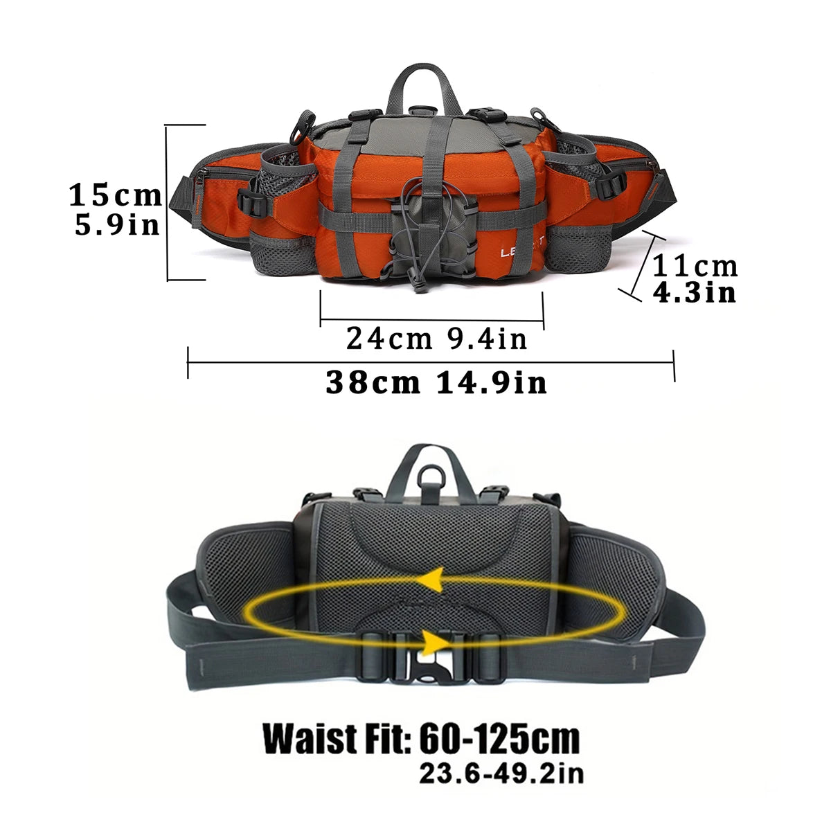 Outdoor Sports Waist Bag – Hiking, Cycling, Climbing, and Travel Storage, Versatile Mountaineering Waist Pack