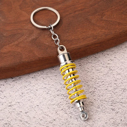 Creative Gear Head Keychain – Speed Gearbox & Turbo Hub Brake Disc Pendant for Car Keys, Shock Absorber Keyring
