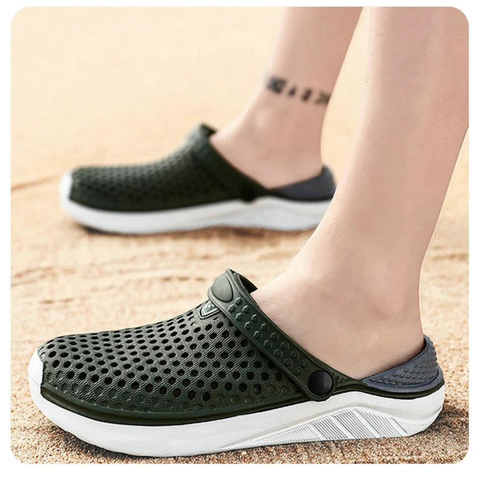 Unisex Beach Sandals – Lightweight Anti-Slip Thick Sole Slippers & Summer Flip-Flops for Men and Women