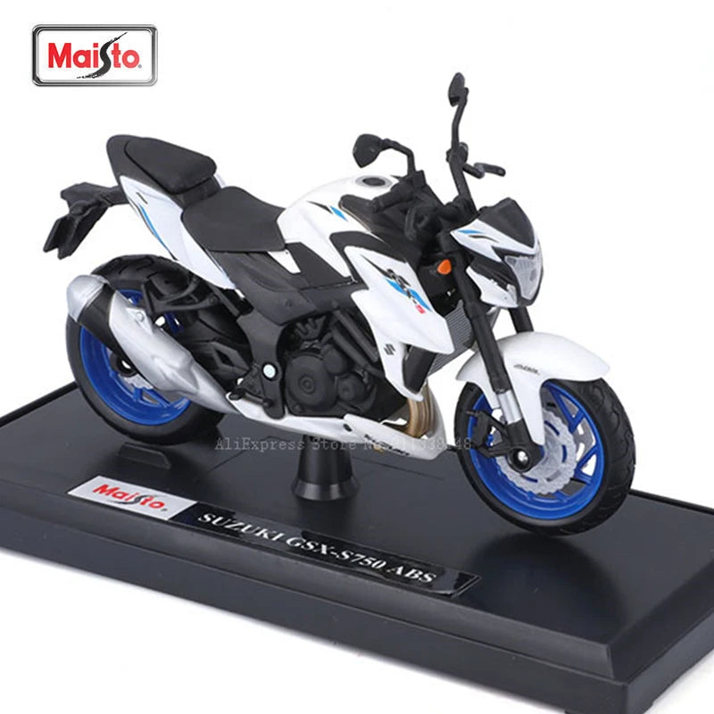 Maisto 1:18 Alloy Motorcycle Model – Yamaha MT-07/MT-10, Ducati, Kawasaki, KTM, Suzuki, BMW
