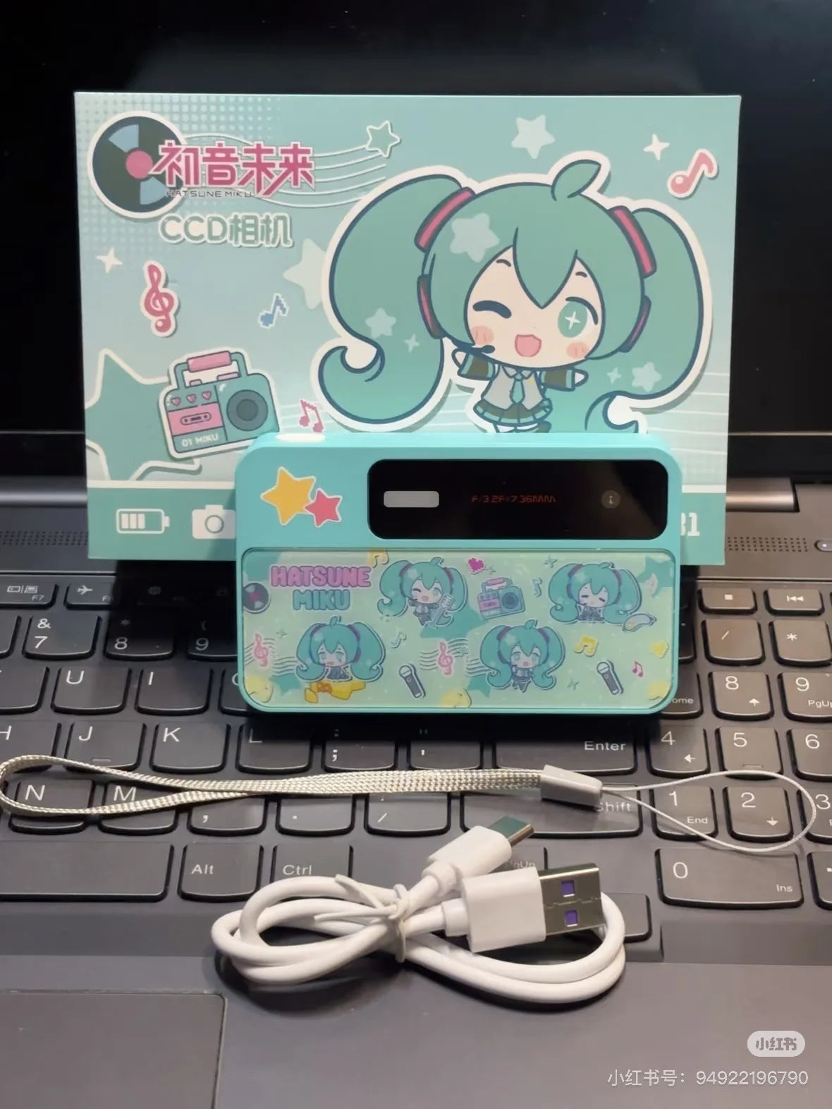 Hatsune Miku Digital Camera - 600mAh Cartoon Anime CCD Camera Kids Birthday Gift Toy