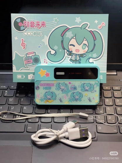 Hatsune Miku Digital Camera - 600mAh Cartoon Anime CCD Camera Kids Birthday Gift Toy
