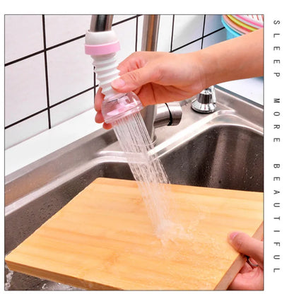 Telescopic Water Saver Tap Filter – Kitchen & Bathroom Faucet Sprinkler Extender Accessory