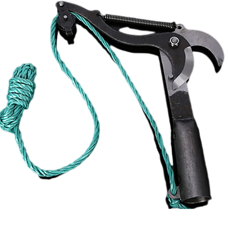 High-Altitude Extendable Lopper & Pruning Saw | Rope-Assisted Tree Branch Cutter for Fruit Trees | Garden Trimmer Tool