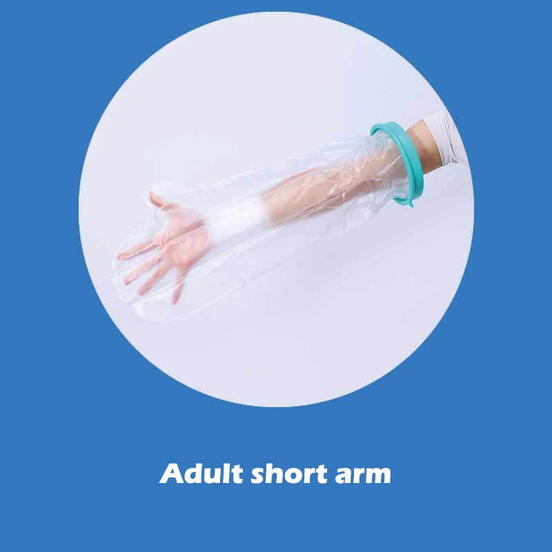 Waterproof Shower Cover for Adults — Cast & Bandage Protector for Arm, Leg, Hand, Wound & Fracture