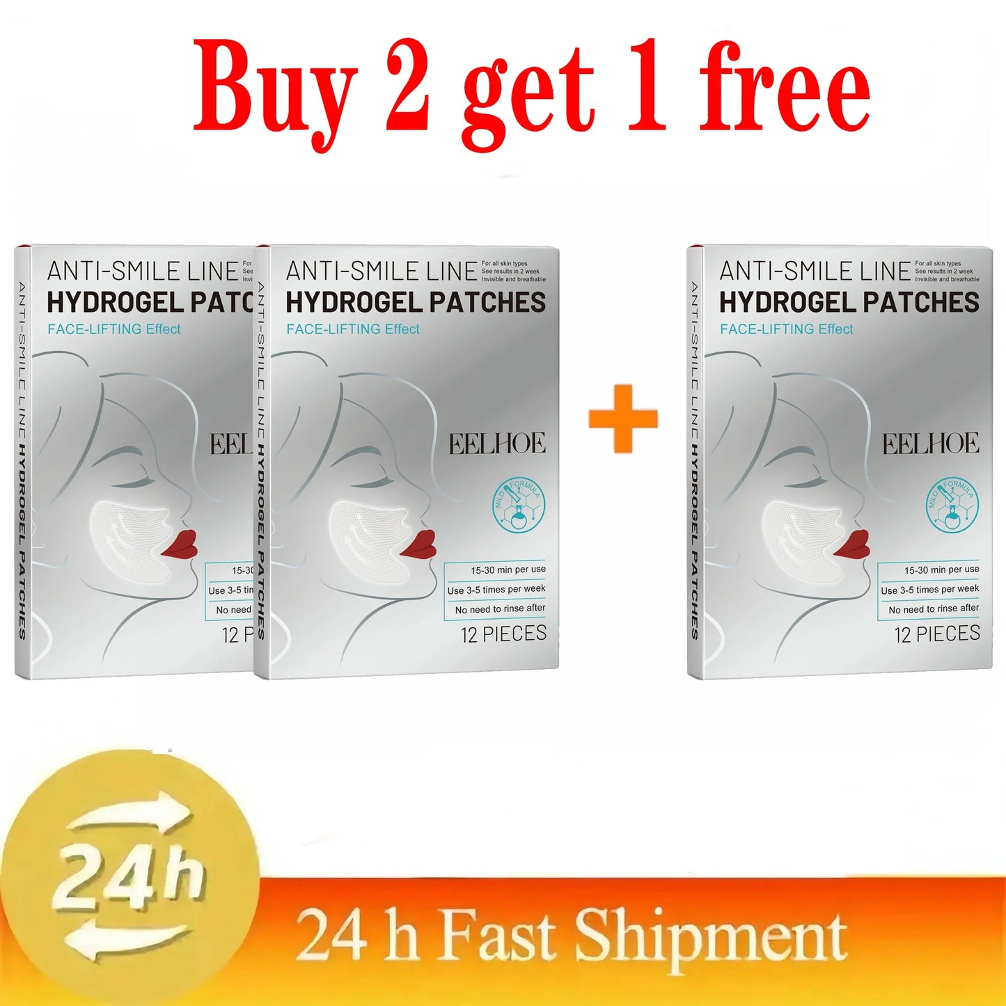 Hydrocrystalline Firming Face Patch – Anti-Aging, Lifting, Sagging & Deep Nourishing Korean Skin Care
