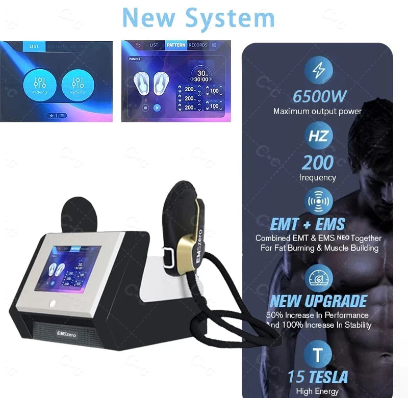Professional Emsone Neo RF Body Slim Machine EMS Fat Burning Muscle Toning Equipment Upgrade Nova EMSzero