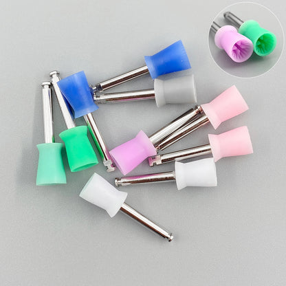 WELLCK Dental Silicone Grinding Heads – 12/10pcs Teeth Polisher for Low-Speed Dental Tools & Lab Use
