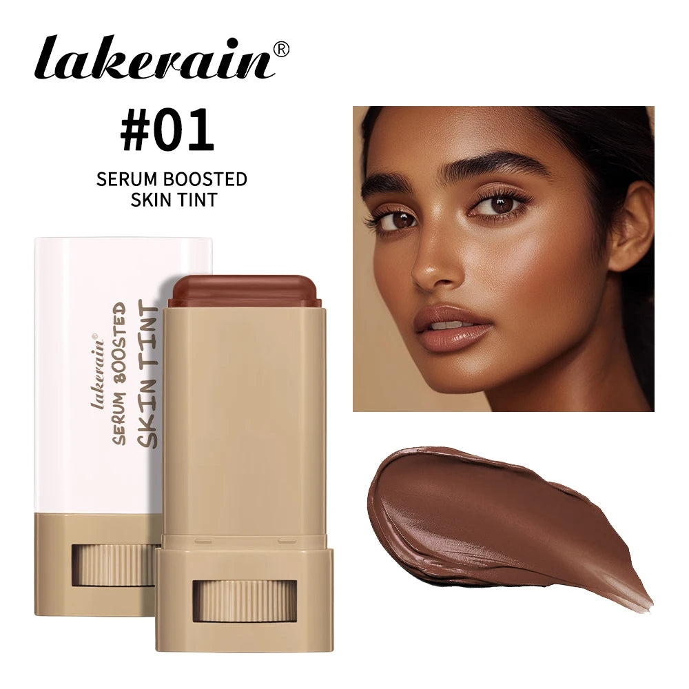 Waterproof Skin Tint Stick – Nourishing Tinted Foundation & Contour Balm for Face Makeup