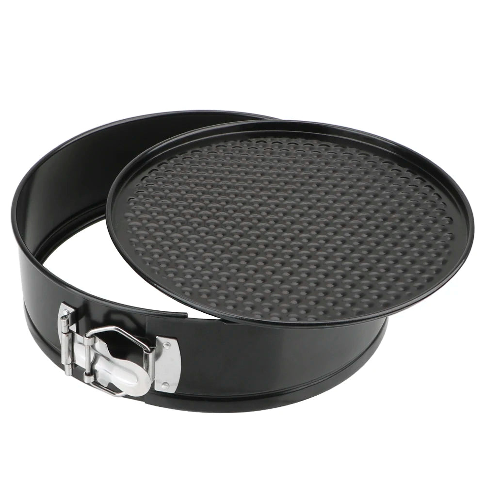 Removable Bottom Round Cake Pan – Carbon Steel Non-Stick Bakeware for Baking Cakes