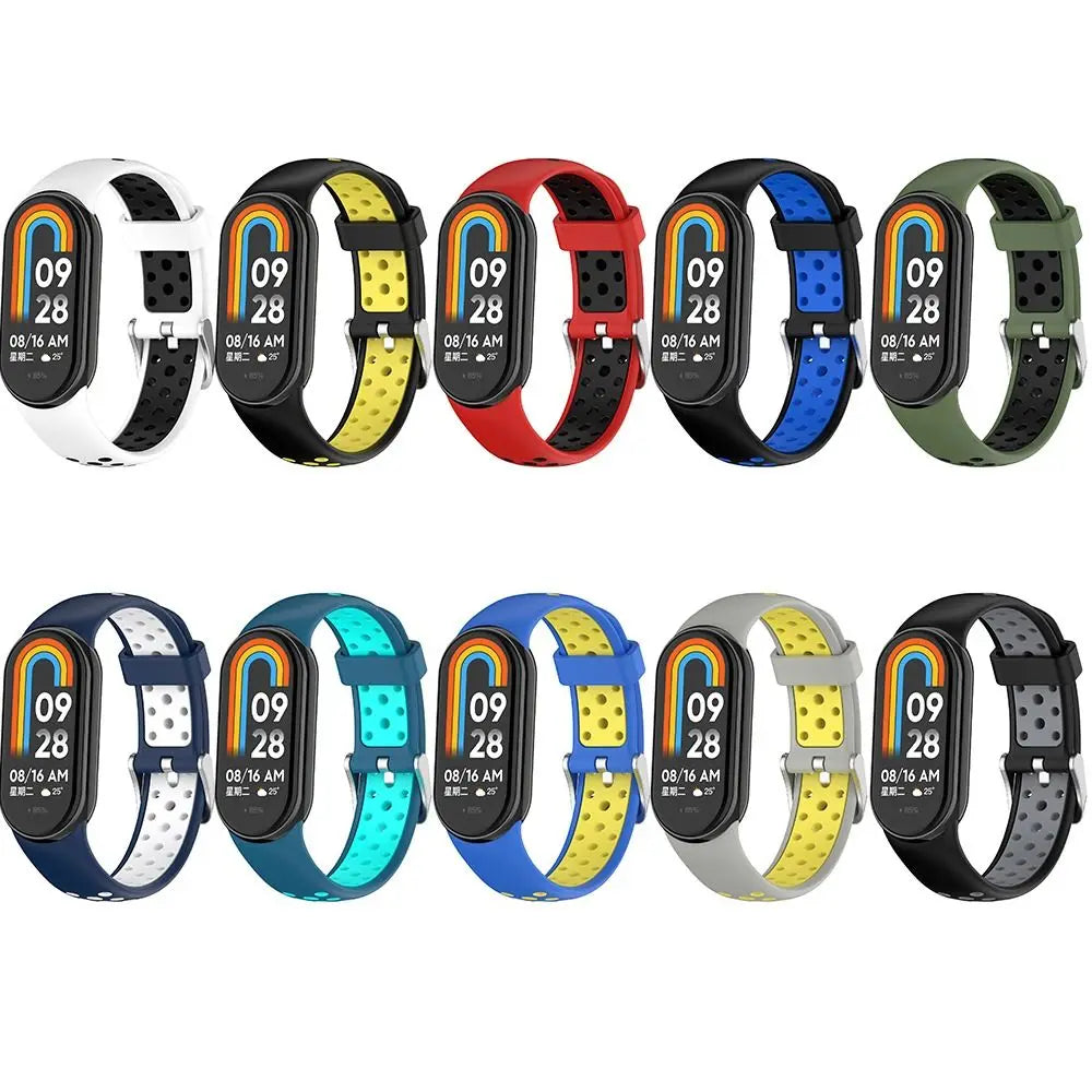 Breathable Silicone Sport Strap for Xiaomi Mi Band 8 – Replacement Wristband Accessory