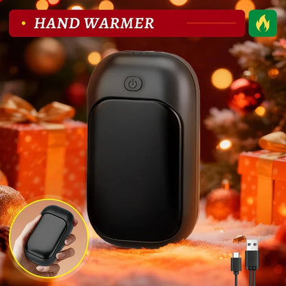 Magnetic Rechargeable Hand Warmers 2-Pack - Portable Handheld Pocket Heaters for Winter & Outdoor Use