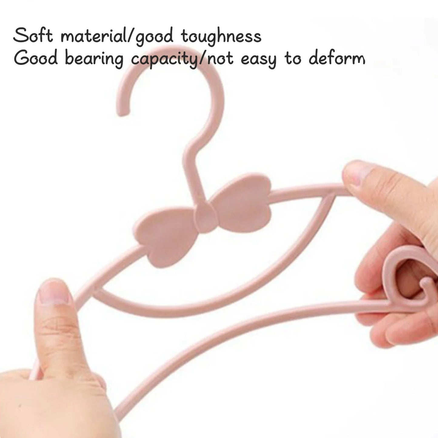 Baby Clothes Hangers – 10PCS Cute Kids Hanger Clips for Closet & Display