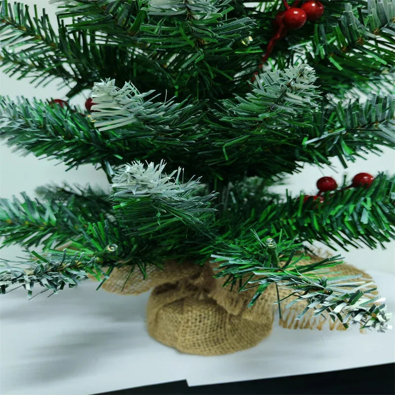 Mini Christmas Tree 45/60cm – PVC Tabletop Decorations for Family Christmas & Holiday Parties