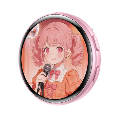 Anime Digital Badge - HD Touchscreen Photo & Video Display Pin for Cosplay, Parties & Fandoms