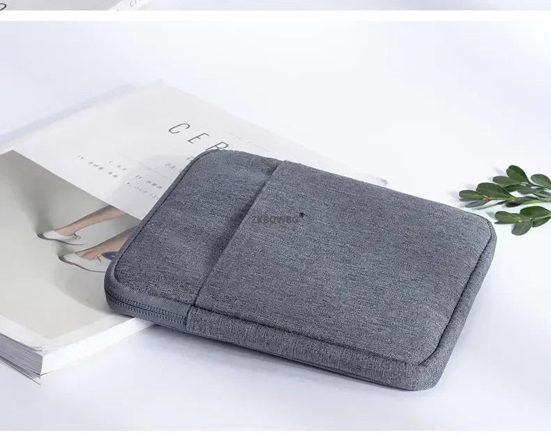 Universal Sleeve Bag Case for 7" eReaders — Kobo Libra 2, H2O Libra Colour, Onyx Boox Leaf 2/3, Kindle Oasis 9th/10th
