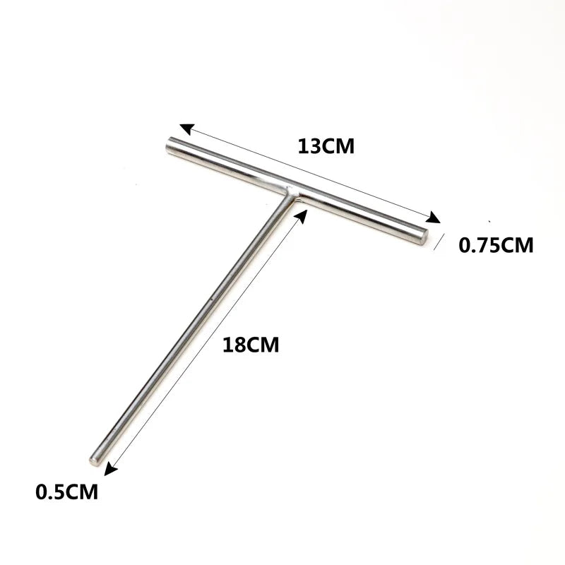 French Crepe Spreader - Stainless Steel Pancake Batter Spreading Tool for Bakery Kitchen