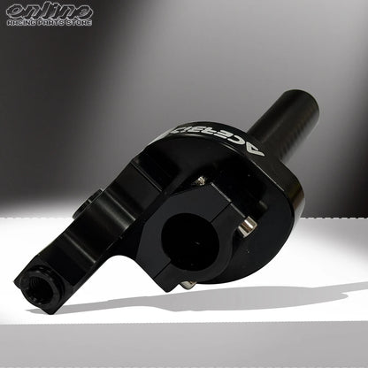 7/8" Quick Action Throttle Grip with Cable — Twist Gas Throttle Set for 50cc–150cc Motorcycle, Moped, Scooter, Bike (M10*1.5)