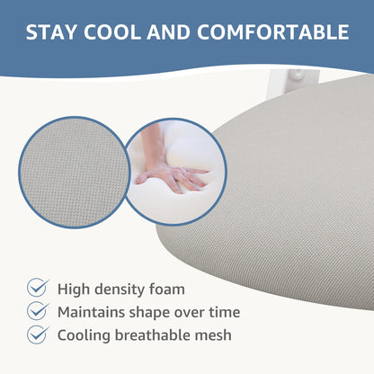 Mesh Ergonomic Office Chair – Adjustable Headrest, Flip-Up Arms, Comfortable Lumbar Support for Home & Office