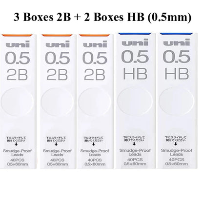UNI KURU TOGA M5-452 Mechanical Pencil 0.5mm – Rotating Lead Automatic Pencil for Continuous Writing & Sketching