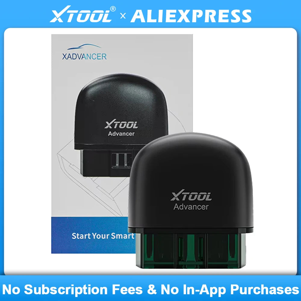 XTOOL Advancer AD20 Mini Bluetooth 5.0 OBD2 Scanner – Full Car Diagnostic Tool, Read/Clear Fault Codes, Universal