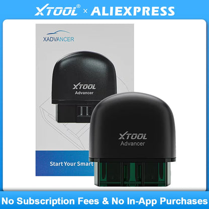 XTOOL Advancer AD20 Mini Bluetooth 5.0 OBD2 Scanner – Full Car Diagnostic Tool, Read/Clear Fault Codes, Universal