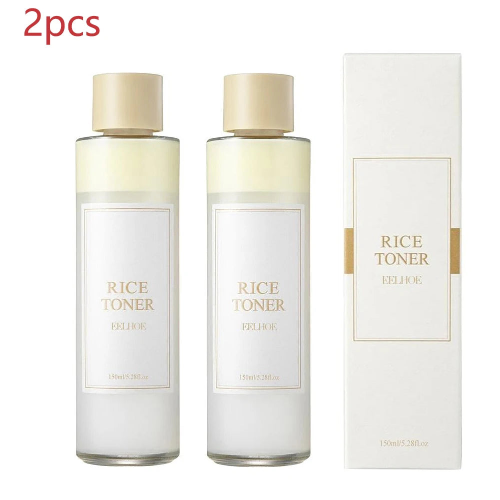 150ml Rice Face Toner – Moisturizing, Brightening & Lifting Deep Facial Cleanser for Young, Glowy Skin, Korean Skincare