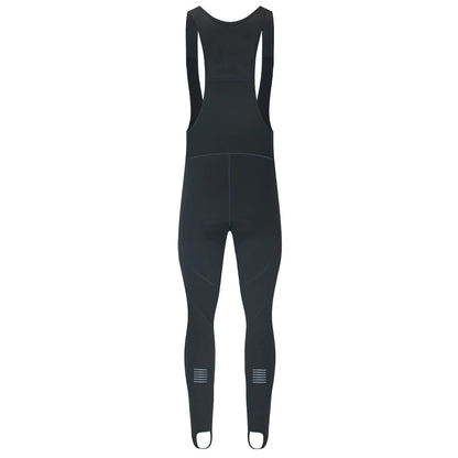 YKYWBIKE Men's Thermal Fleece Cycling Bib Tights – Warm Road Bike Pants for 5-15°C Riding