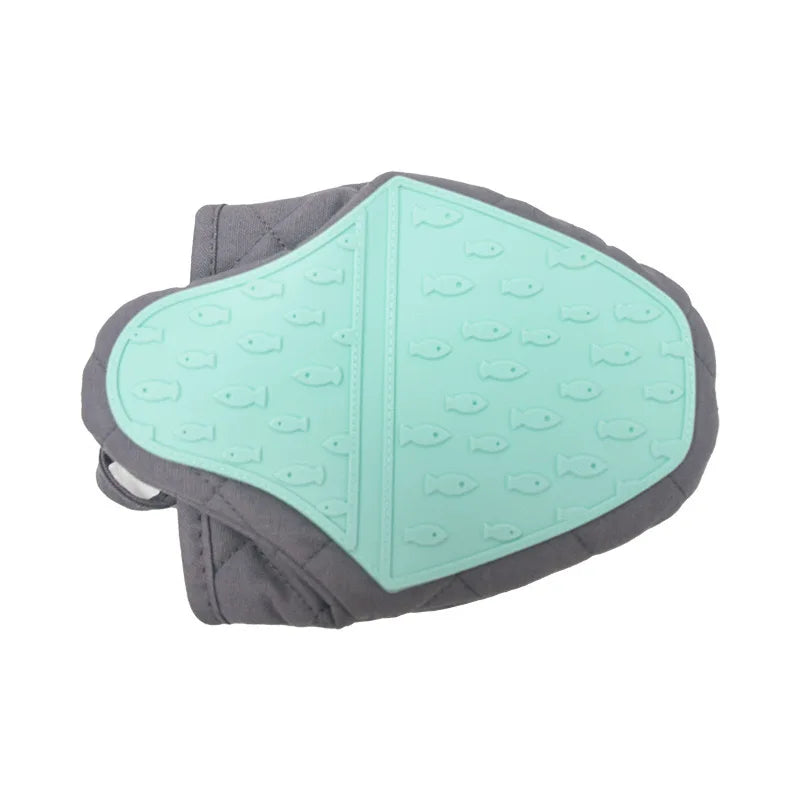 Fish-Shaped Silicone Oven Gloves – Anti-Scald Kitchen Gloves for Trays, Dishes & Multi-Purpose Use