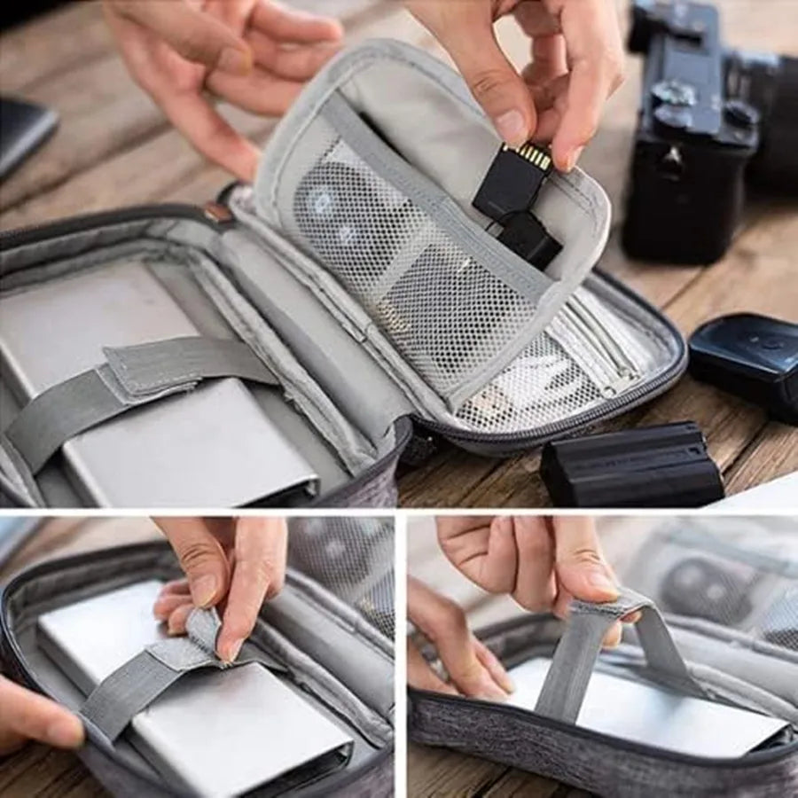 Portable Digital Storage Bag – Waterproof USB Cable Organizer Pouch for Electronics & Accessories