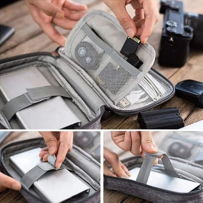 Portable Digital Storage Bag – Waterproof USB Cable Organizer Pouch for Electronics & Accessories