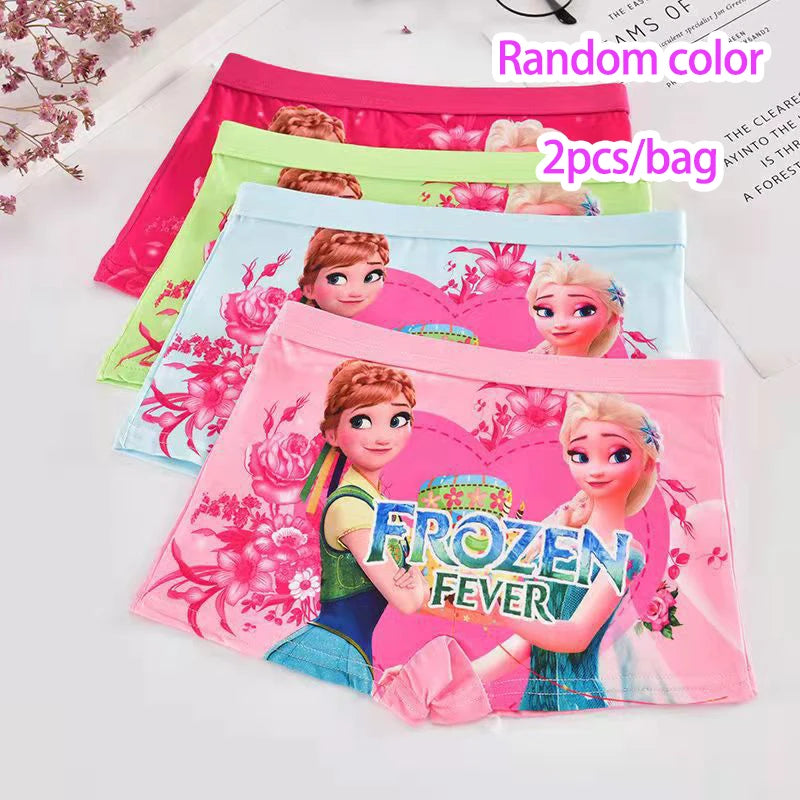 New Girl Underwear Set – Anna Elsa Princess Cartoon Kids Panties, 2-7 Years, Comfortable Briefs for Girls