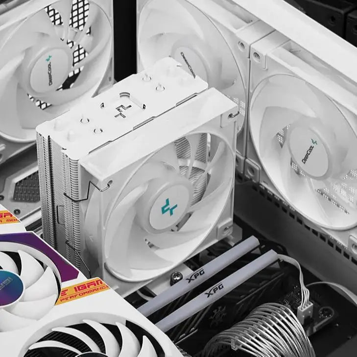 DEEPCOOL AG400 ARGB CPU Air Cooler – 4 Heat Pipe PWM 220W TDP High Performance Cooling for Intel LGA1700/1200/115X & AMD AM4/AM5