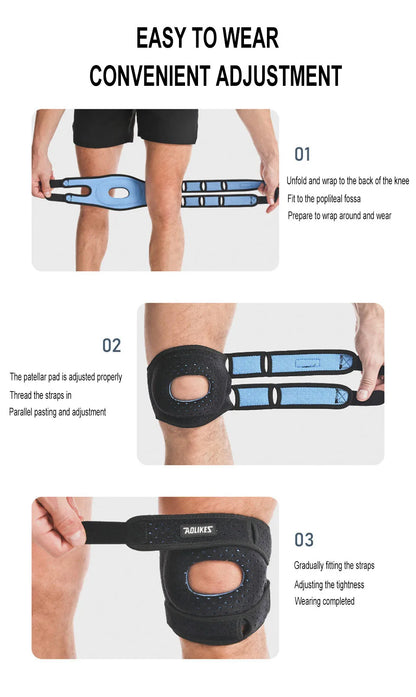 AOLIKES Knee Brace – Patella Compression Sleeve for Men & Women, Knee Pain, Arthritis & Sports Support