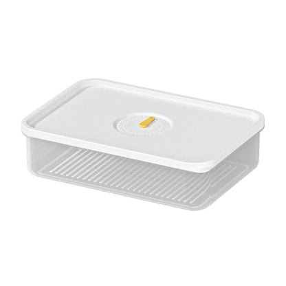 Portable Transparent Food Grade Fruit & Meat Storage Box – Fridge Organizer Container