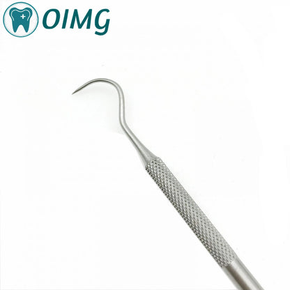 10Pcs Stainless Steel Dental Tool Kit – Teeth Cleaning Explorer Probe & Hook Set for Dental Hygiene & Professional Care Tools