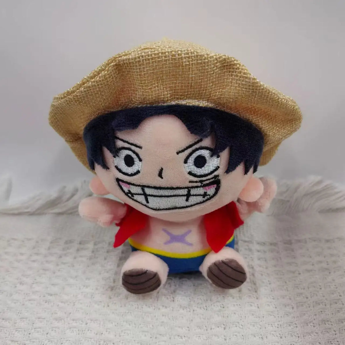 One Piece Anime Plush Toys - Luffy, Zoro and Chopper Stuffed Dolls, Cute Pendant Accessories and Holiday Gifts