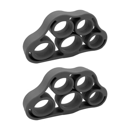 3-in-1 Silicone Finger Strengthener – Elastic Hand Grip Trainer & Guitar Finger Exerciser for Hand Therapy