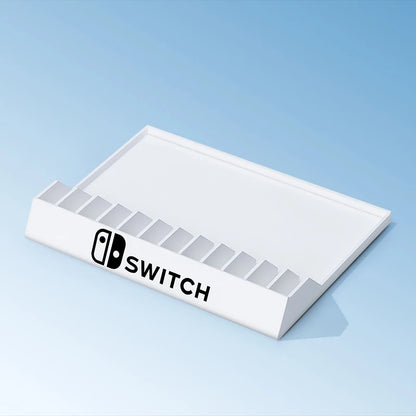 Nintendo Switch OLED Game Disc Storage Stand — Desktop Cassette Rack & Game Card Holder for NS Accessories