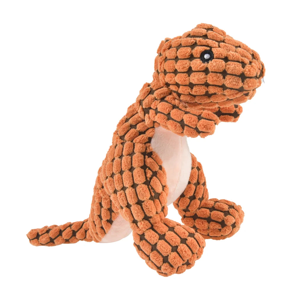 Plush Dinosaur Dog & Cat Toy – Interactive Chew Toy for Small Dogs, Stuffing-Free Pet Supplies