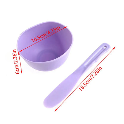 2PCS Non-Toxic Silicone Mask Mud & Essential Oil Bowls – Durable, Portable Face Skin Care Tools for Makeup & Clean Use