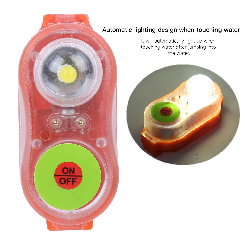 LED Lithium Seawater Life Jacket Light – Self-Lighting, 30g Life-saving Light for Adults & Children, Outdoor Life Vest Accessory