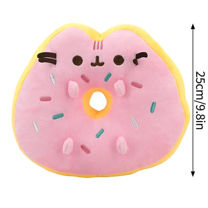 Pusheen Cat Figure and Charm - Cute Desk Accessories, Fluffy Cushion Decor, and Birthday Gifts for Pusheen Fans
